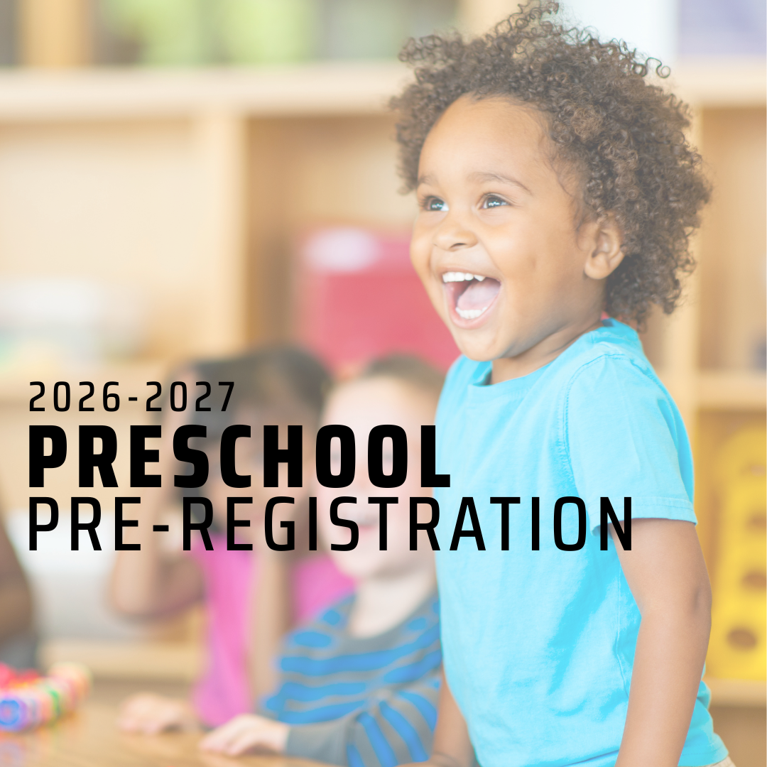 2026-2027 PreK Pre-Registration Graphic