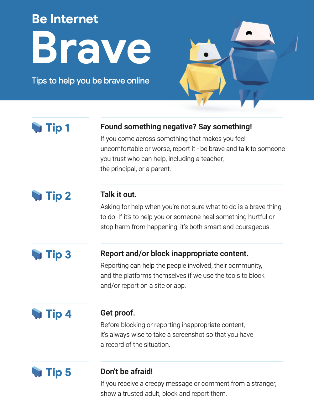 Internet Brave Tips