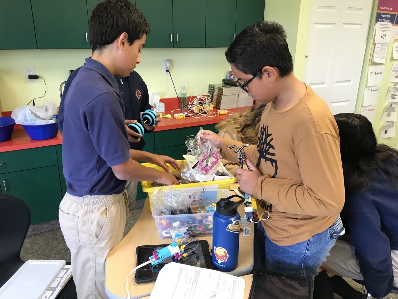 Bryan and Michael build their prototype.