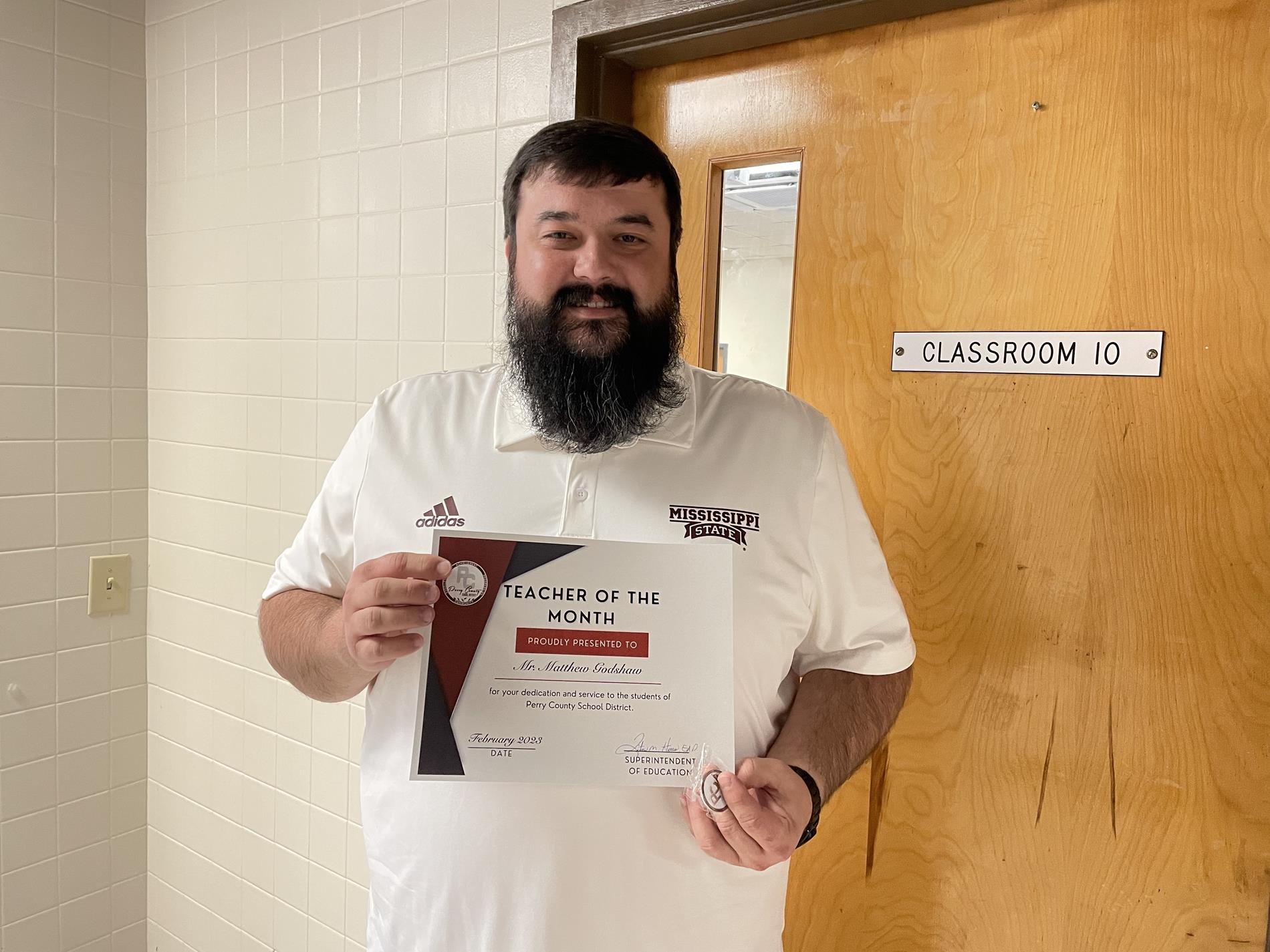 Teacher of the Month Teacher of the Month