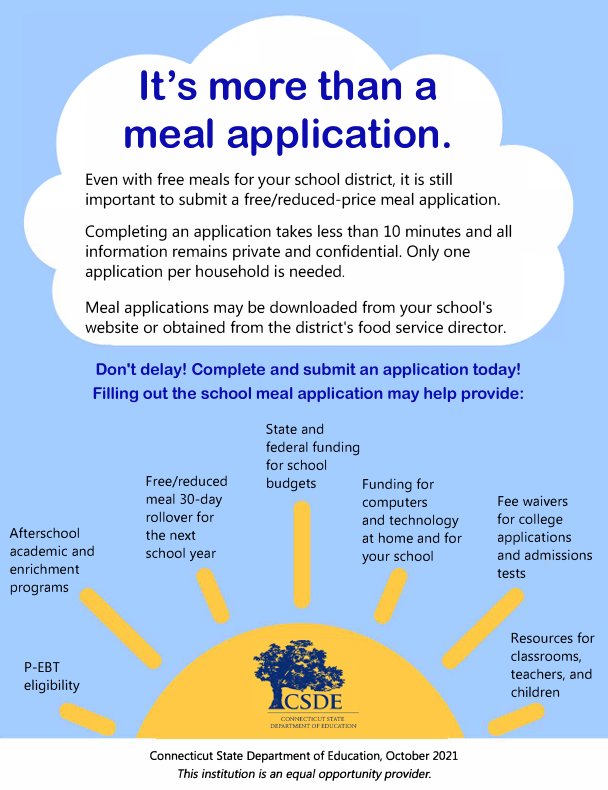 meal application flyer