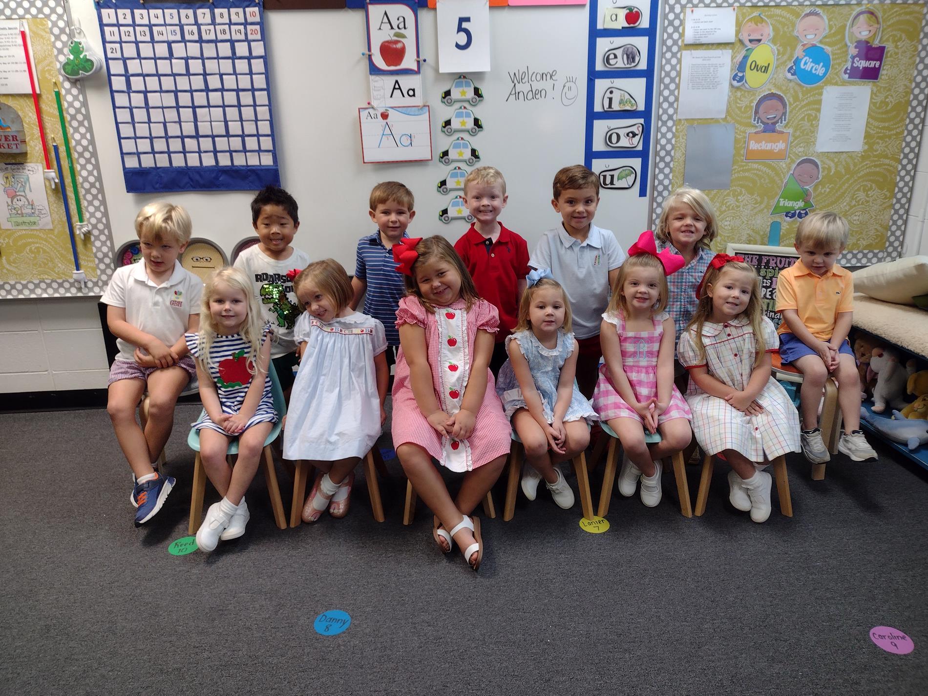 Pictured is Mrs. Rena's 4k class this year. 