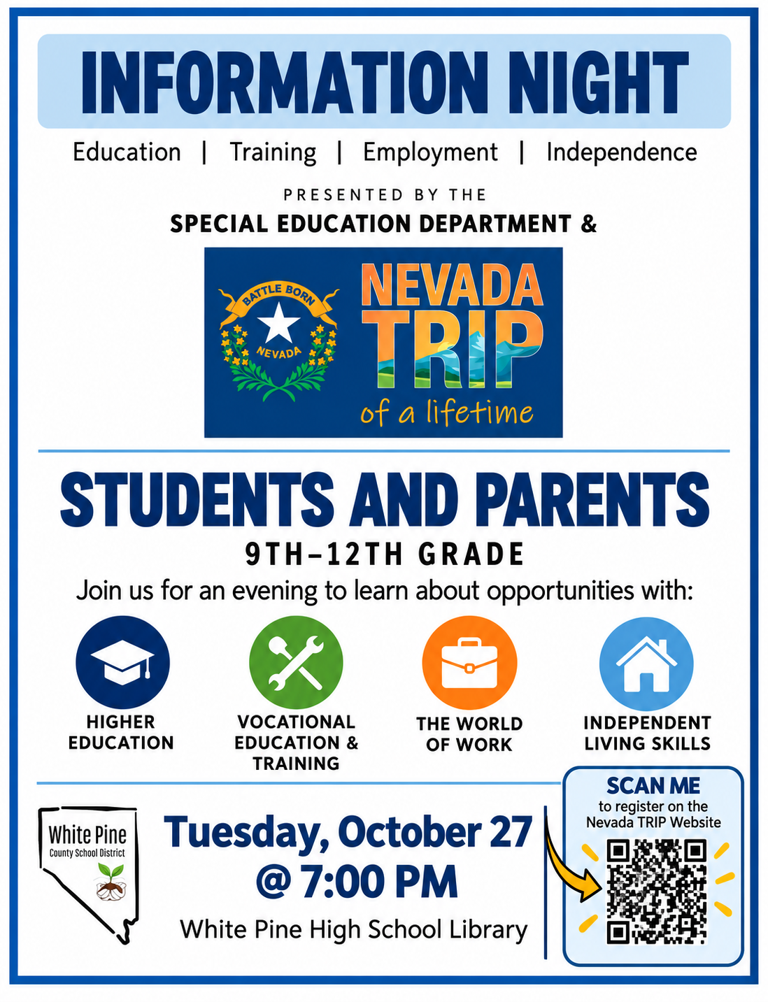 Nevada TRIP Information Night
