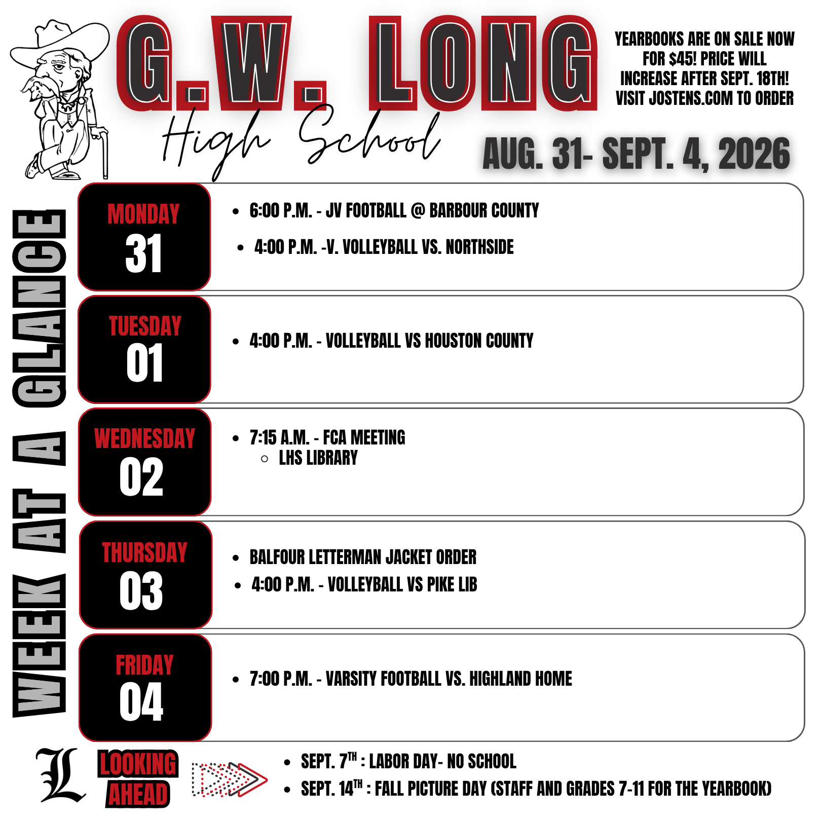Week at a Glance
