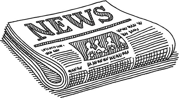 clip art of a newspaper
