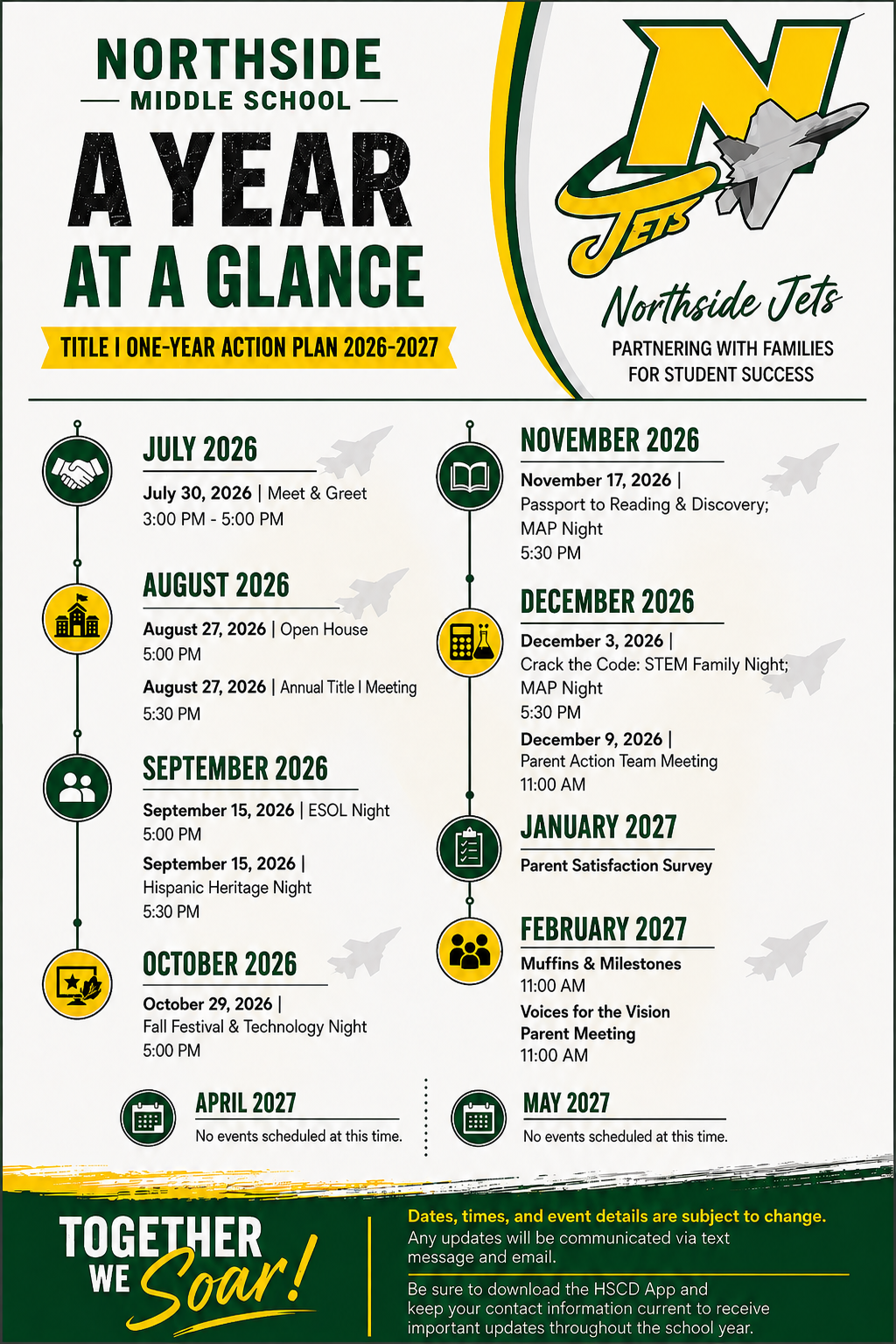 NMS Jets Year at a Glance