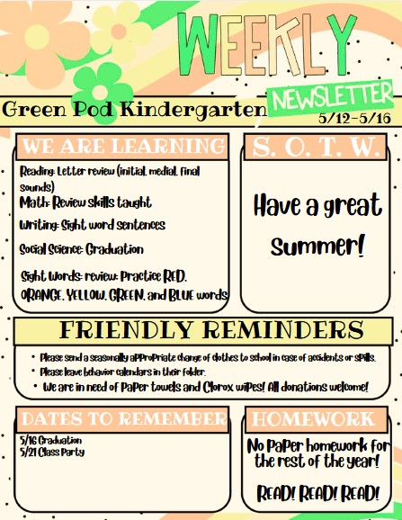 Weekly Newsletter