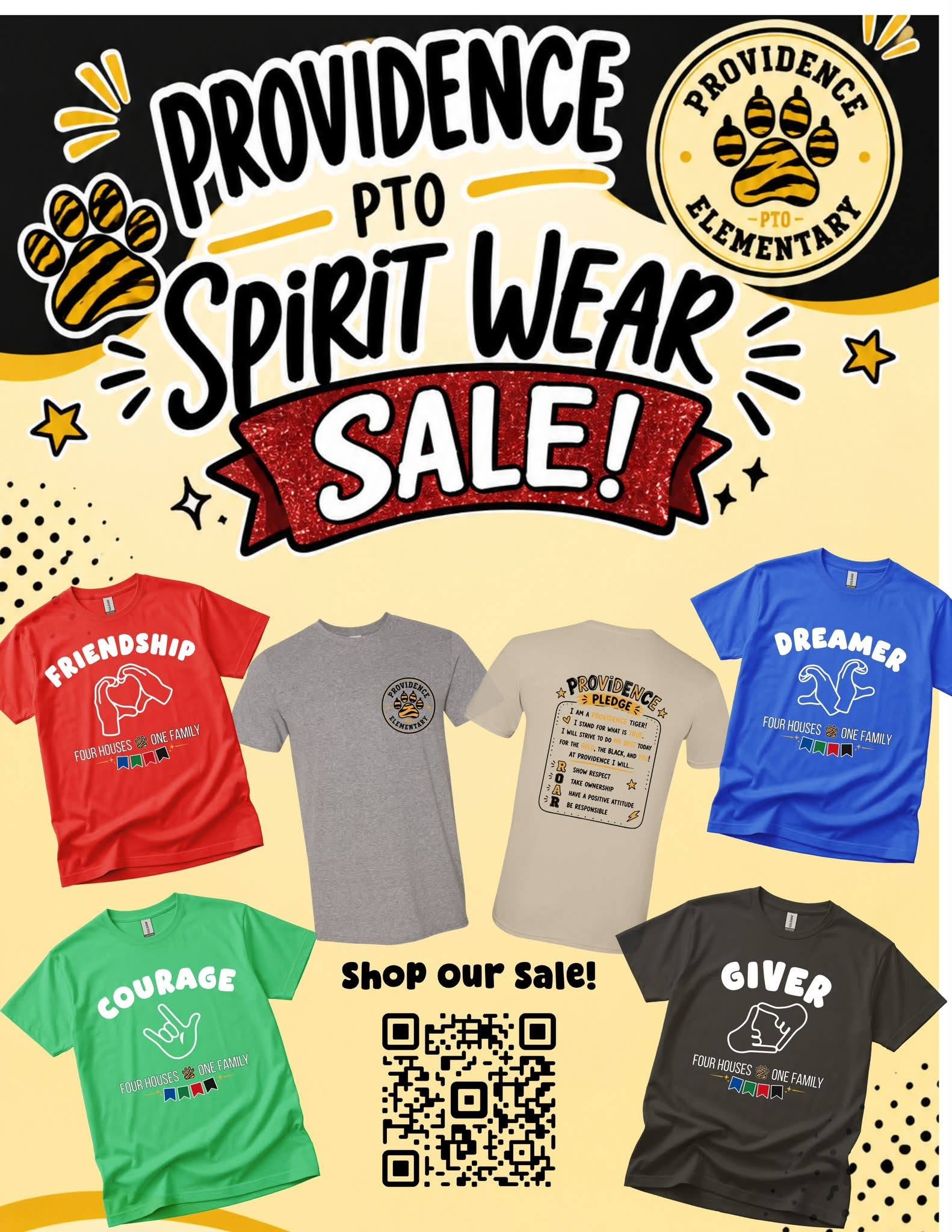PTO Spirit Wear Sale Flyer