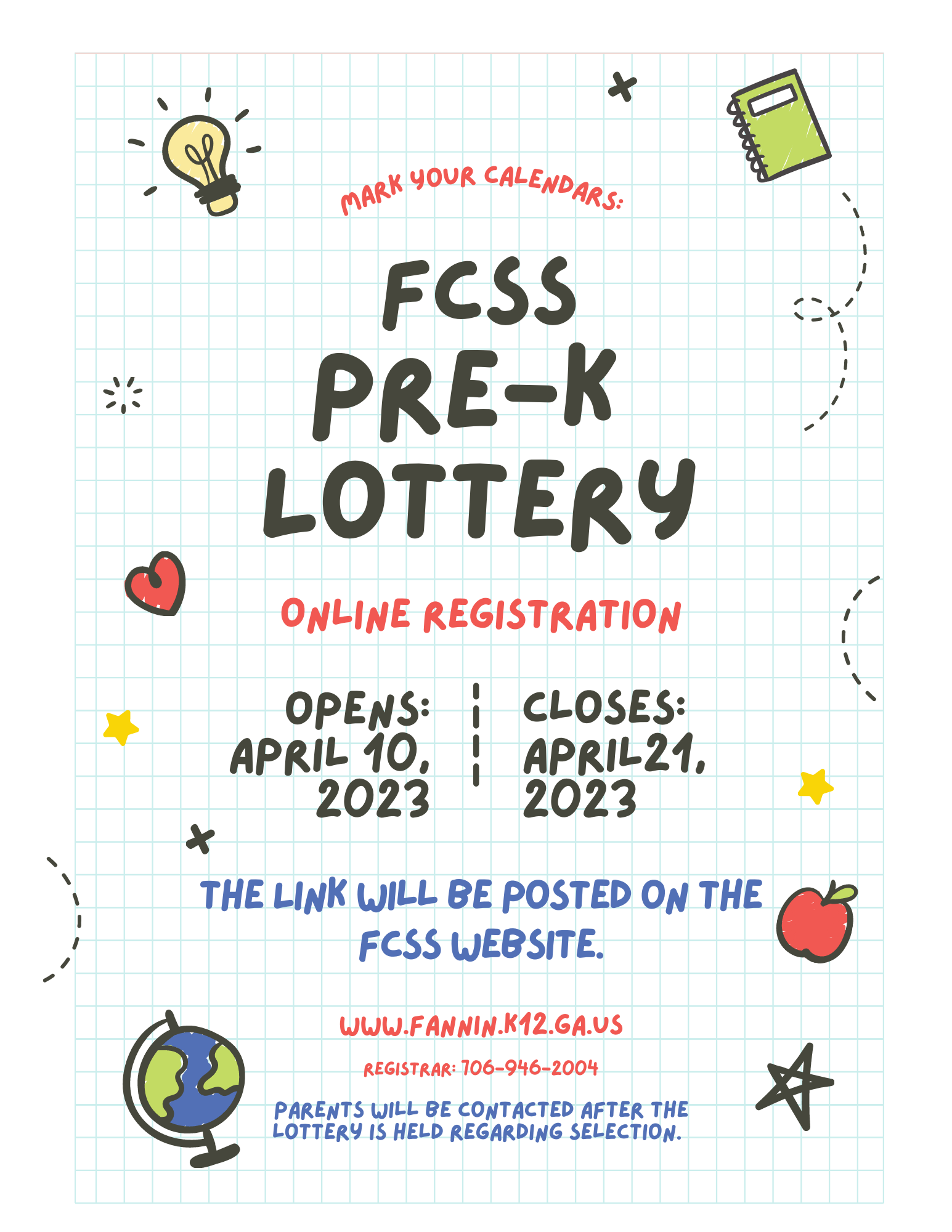 Pre-K Lottery Information