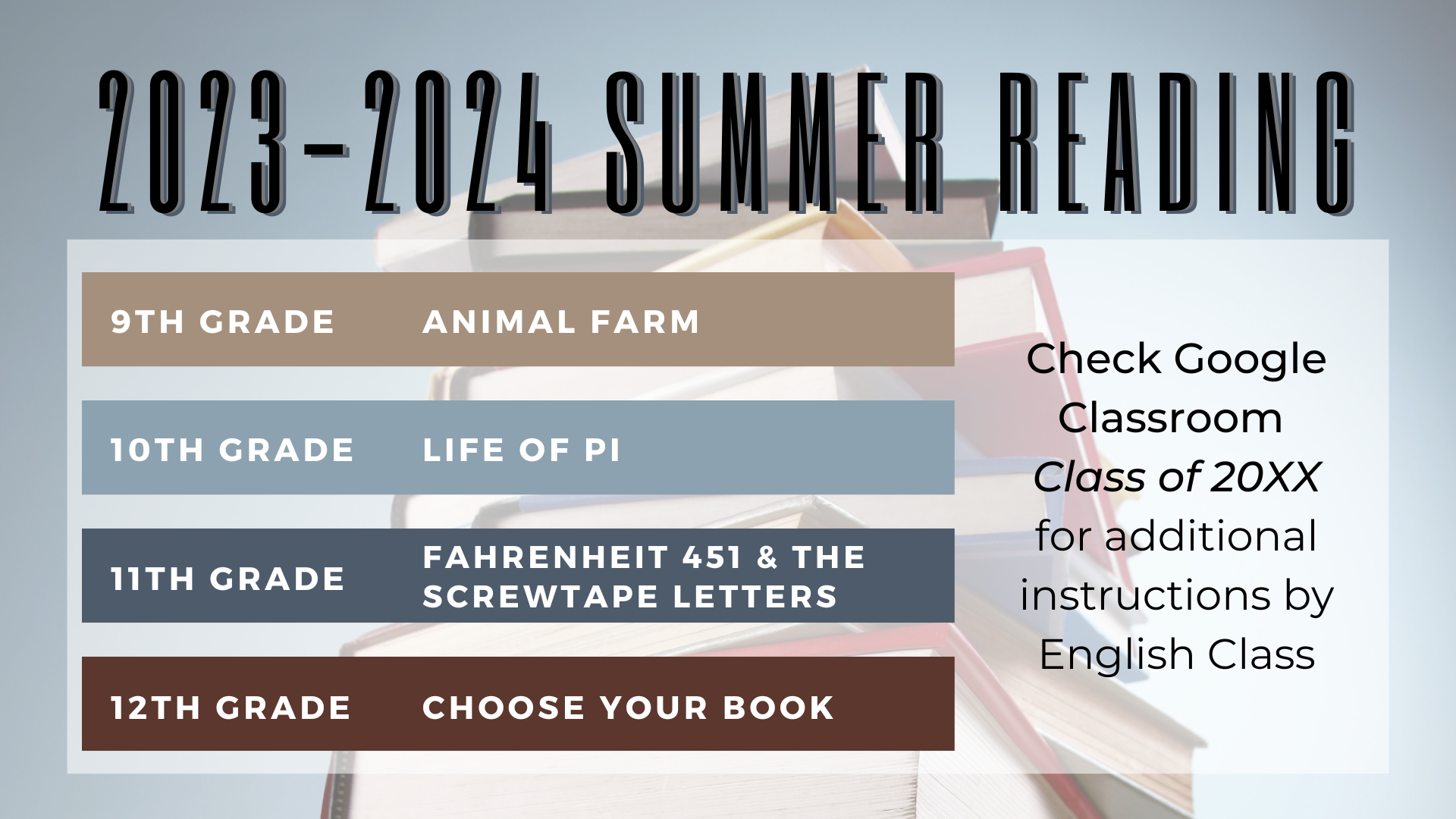 Summer Reading graphic