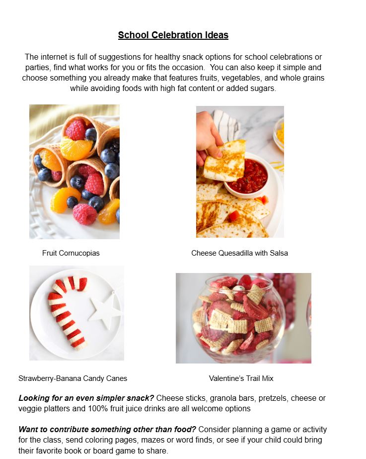 Healthy Snack Ideas for Celebrations