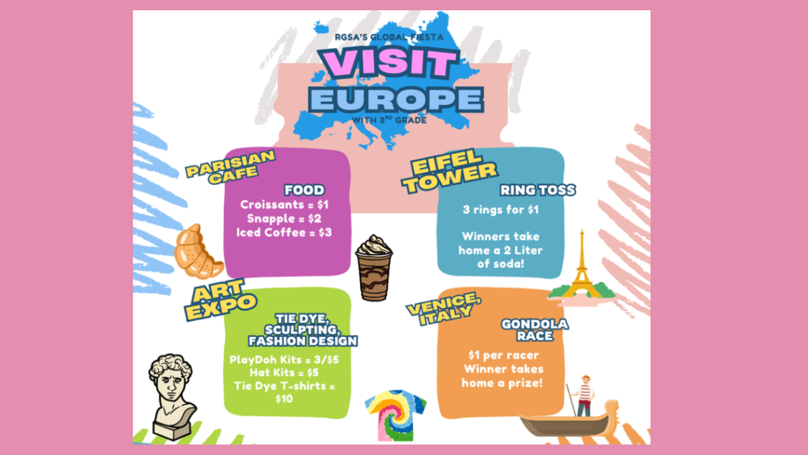 3rd Grade Visit Europe