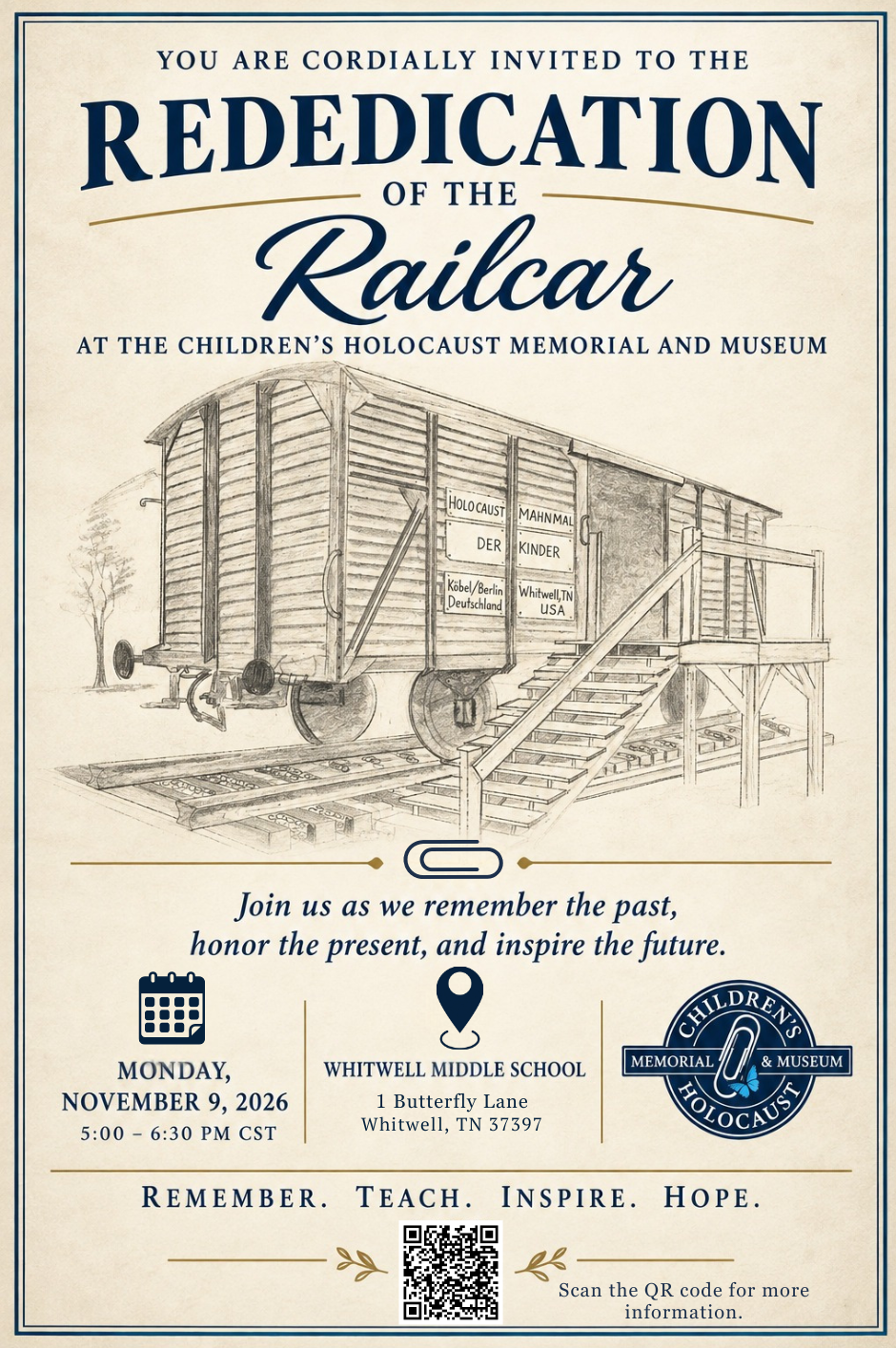 Rededication of Railcar