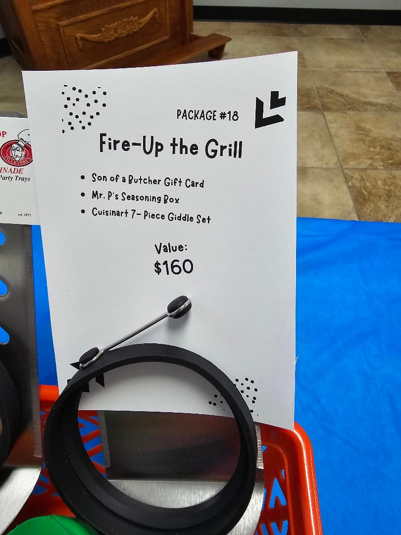 Auction Item #18: Fire-Up the Grill