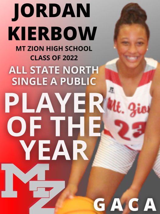 Jordan Kierbow GACA Player of the Year