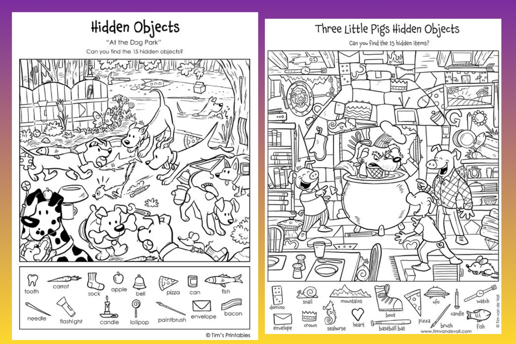 Hidden objects