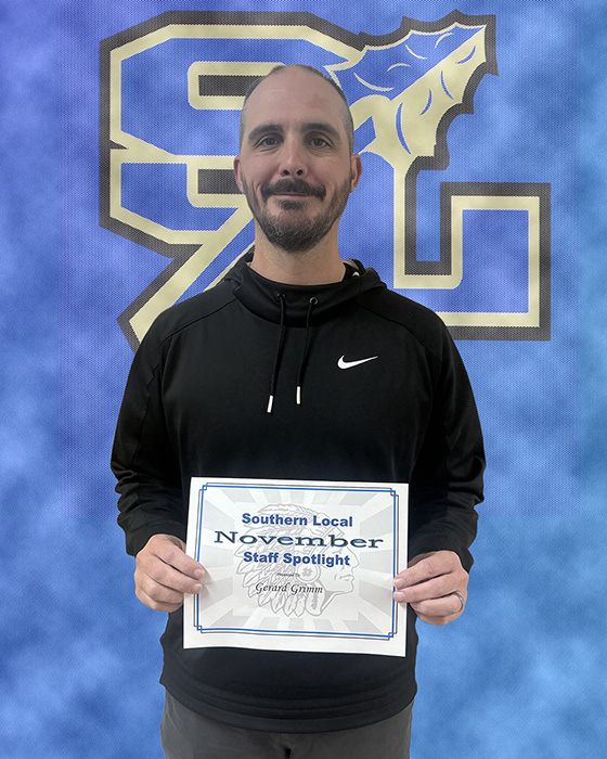 Mr. G. Grimm, November Staff