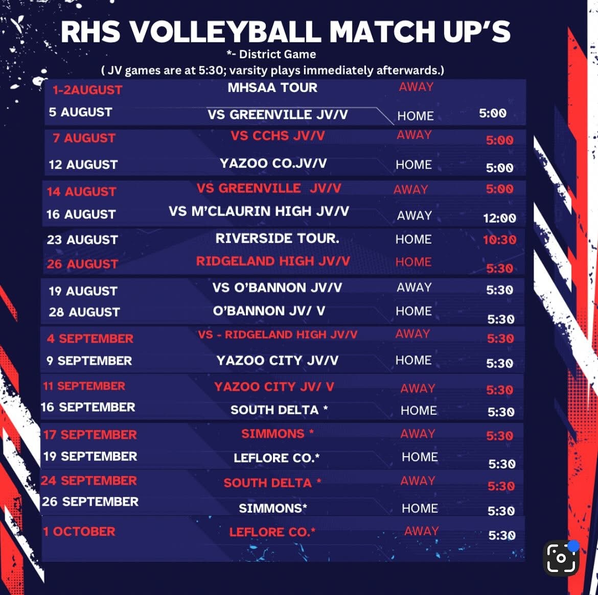 Volleyball Schedule