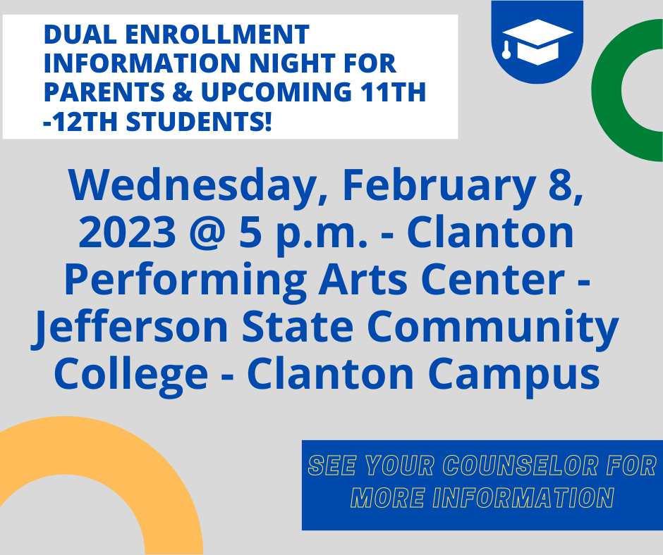 Dual Enrollment Information Night for Parents