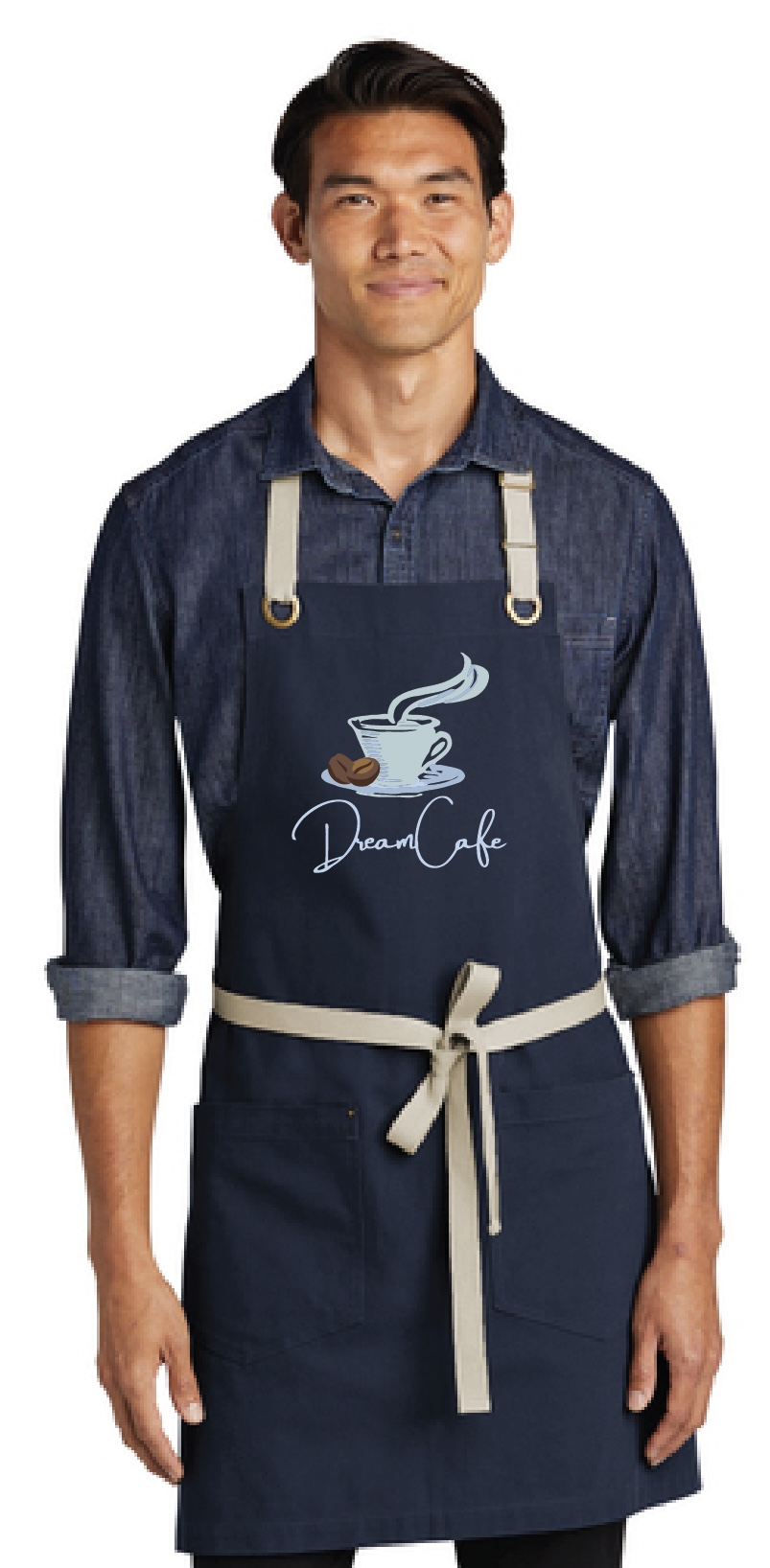 Aprons are available for purchase at the cafe