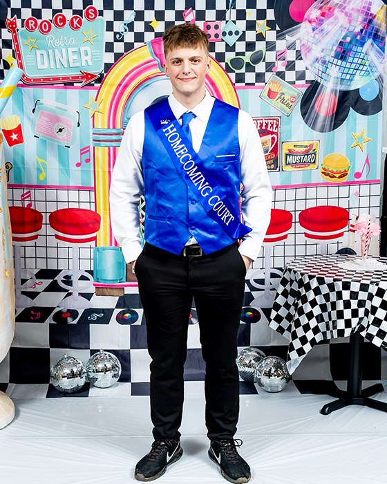 Trevor Groff, 2026 Winter Homecoming Court