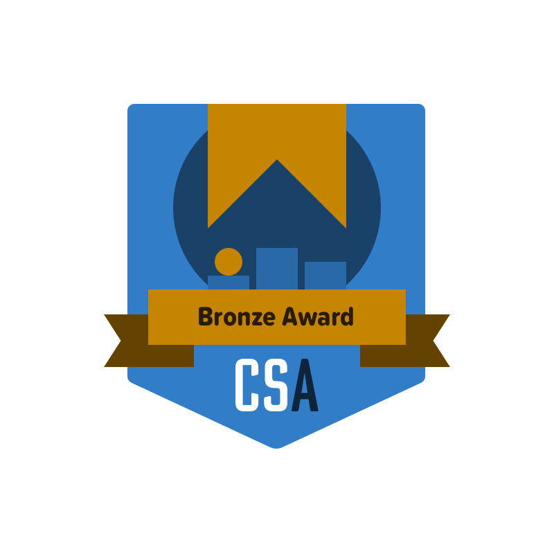 CyberStart America 2023-2024 Bronze Level Award Badge