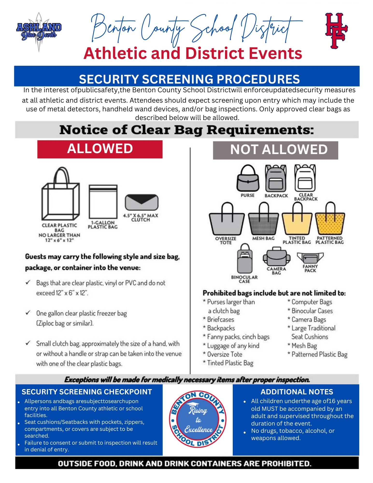 clear bag policy