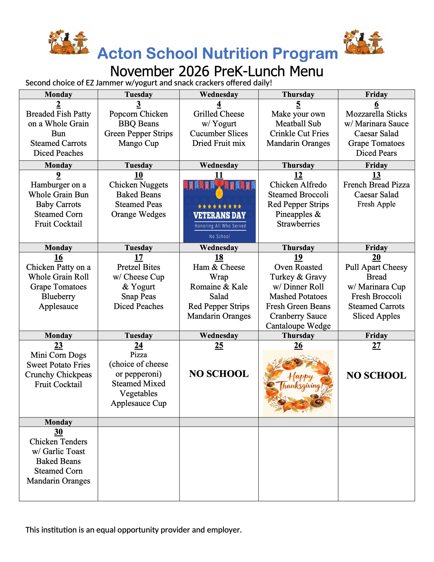 November lunch