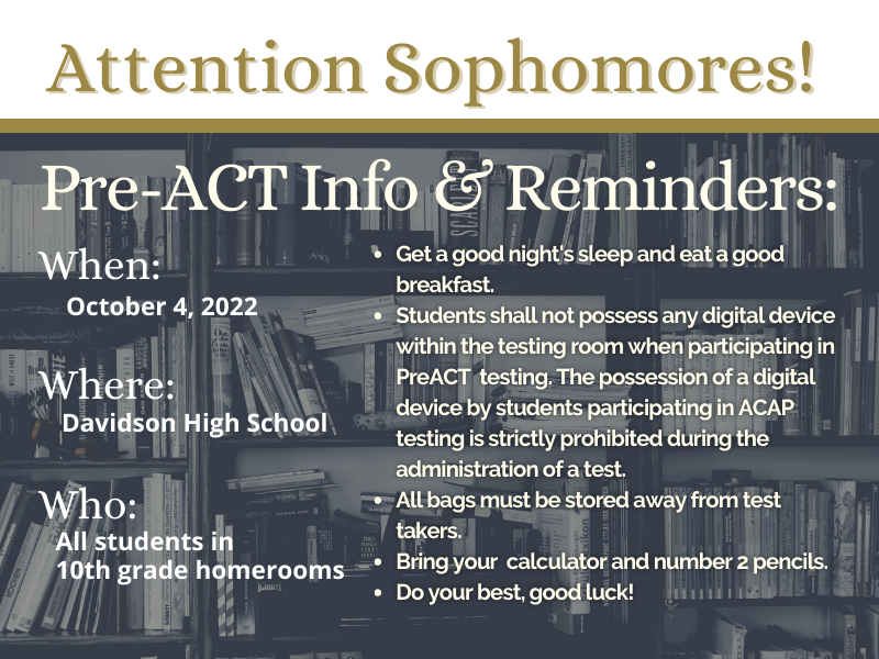 pre act info