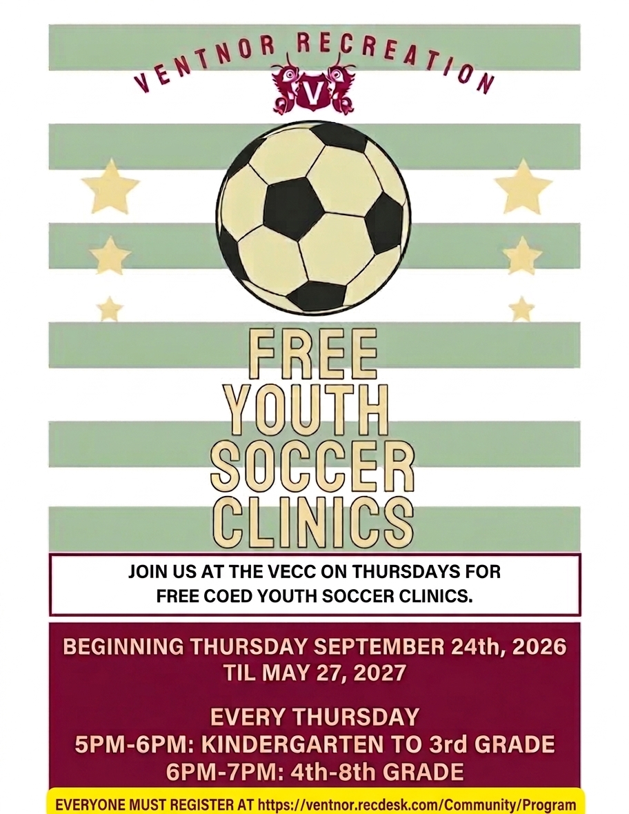 Ventnor Free Youth Soccer Clinic Ventnor Free Youth Soccer Clinic