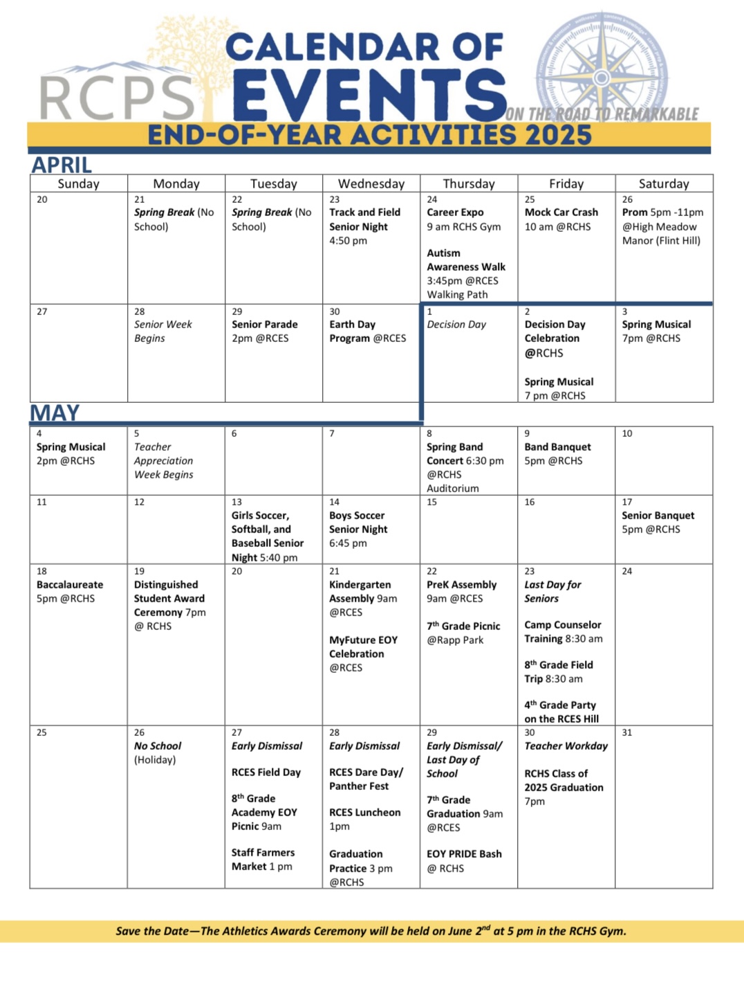 end of year activities calendar end of year activities calendar