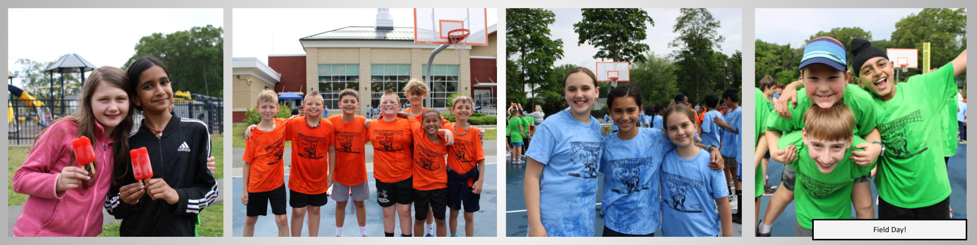Moser students participating in Field Day