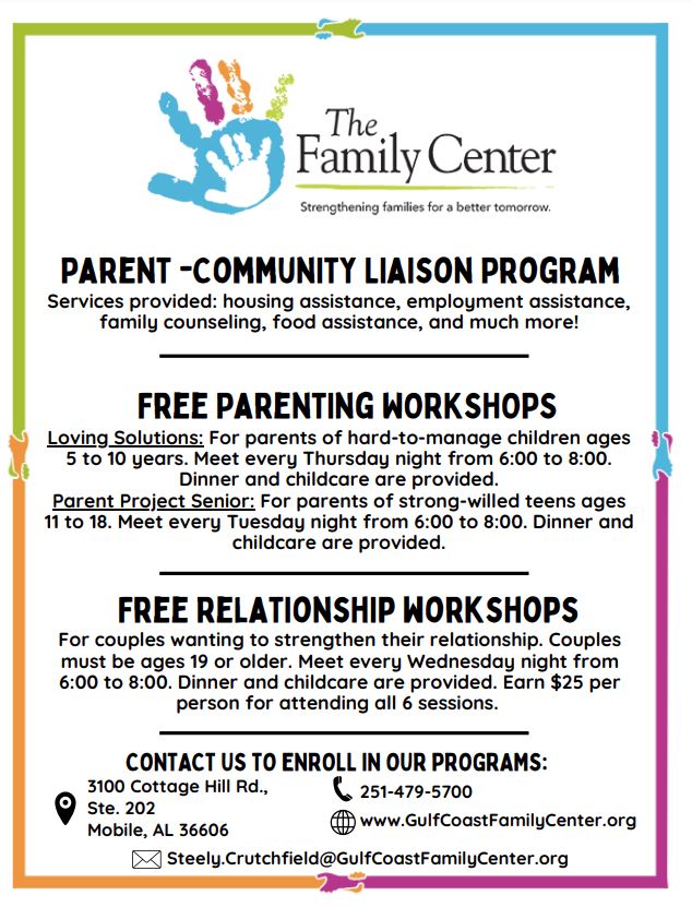 Family Center Workshops