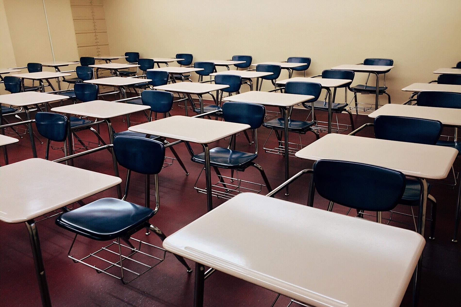 empty school desks