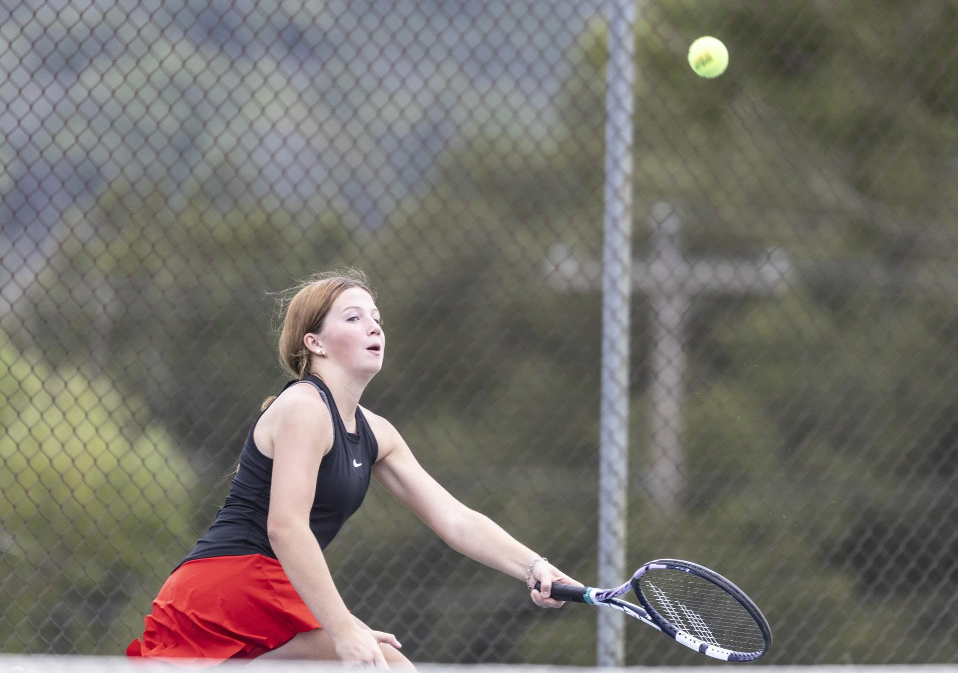 Ingram Tom Moore team tennis vs. Canyon Lake on Sept. 4, 2024