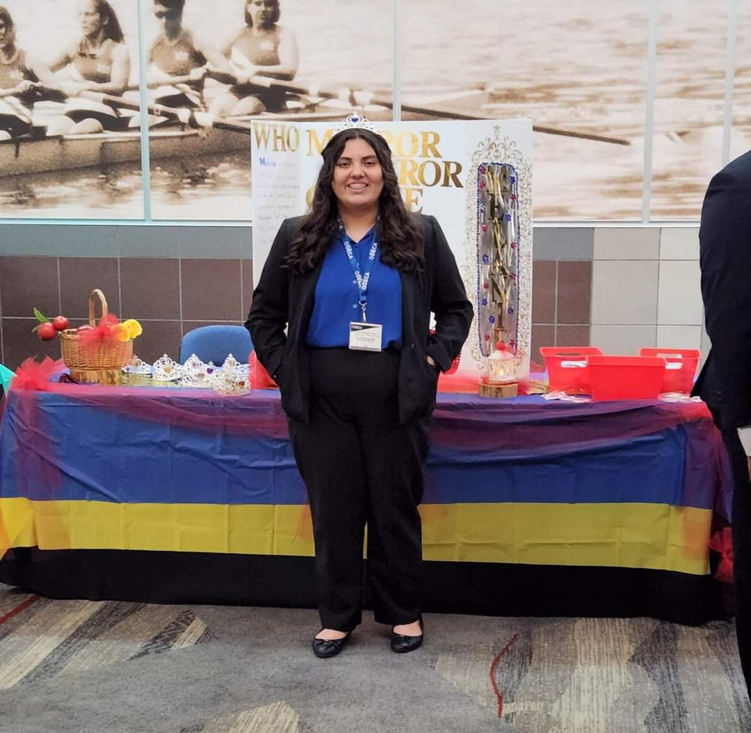 Melanie Diaz-Johnson at DECA Presentation