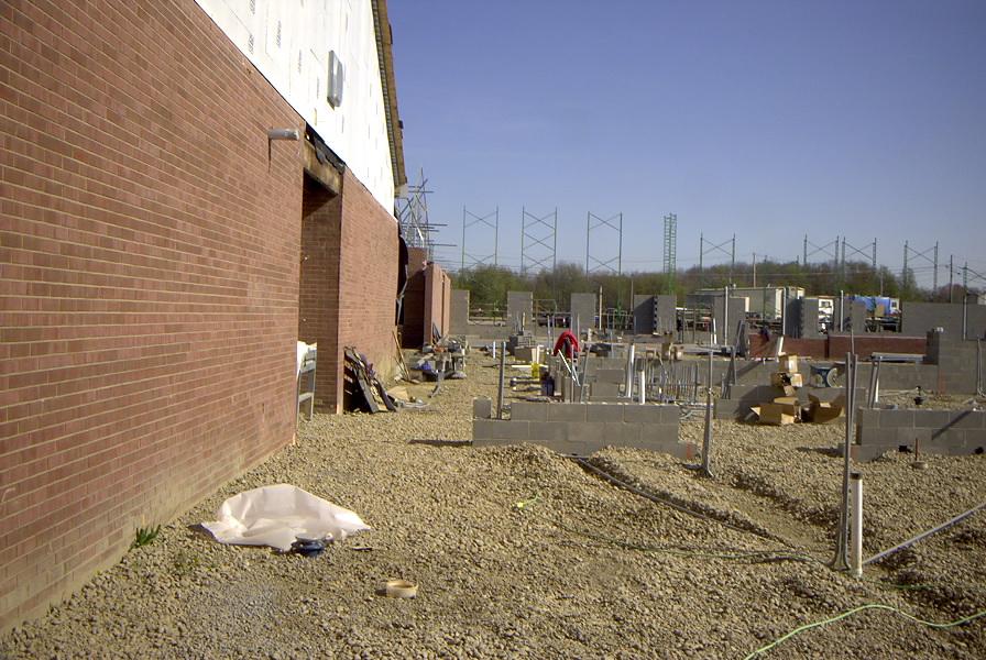 construction in east wings