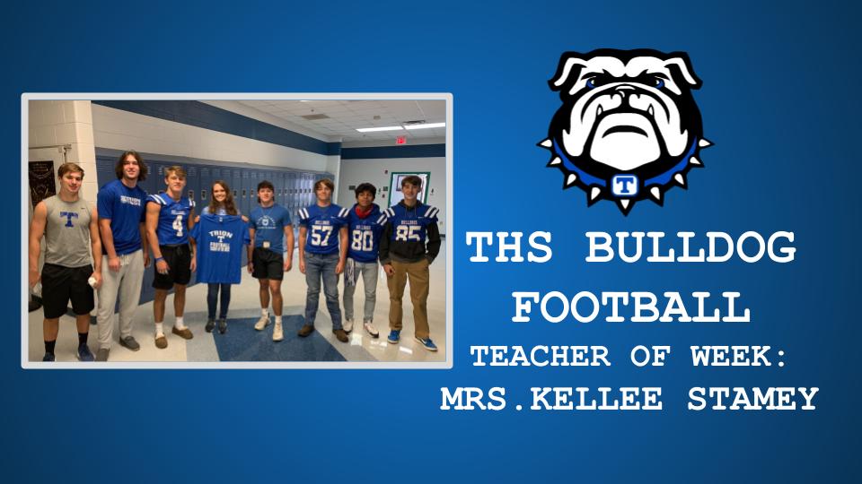 THS FOOTBALL TEACHER OF THE WEEK: 09/10/2021