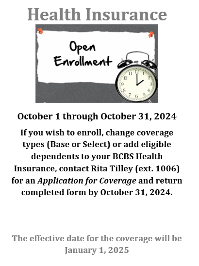 Open Enrollment Health Insurance