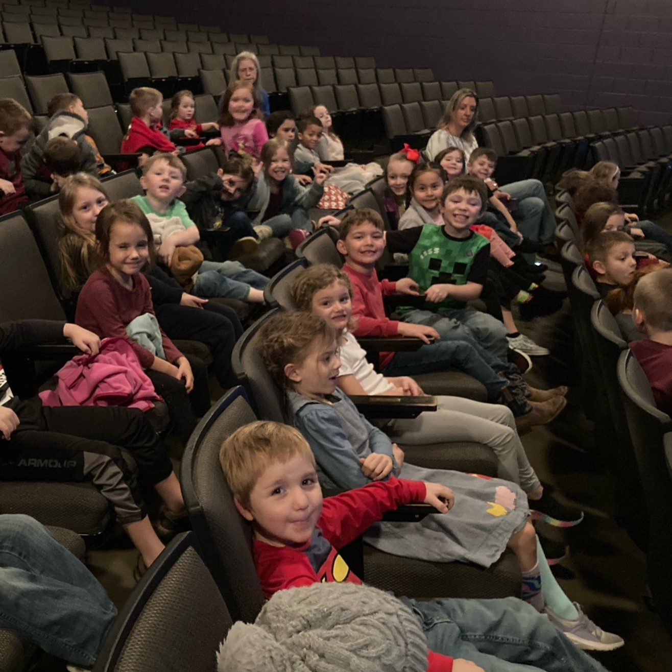 Kindergarten field trip to theater