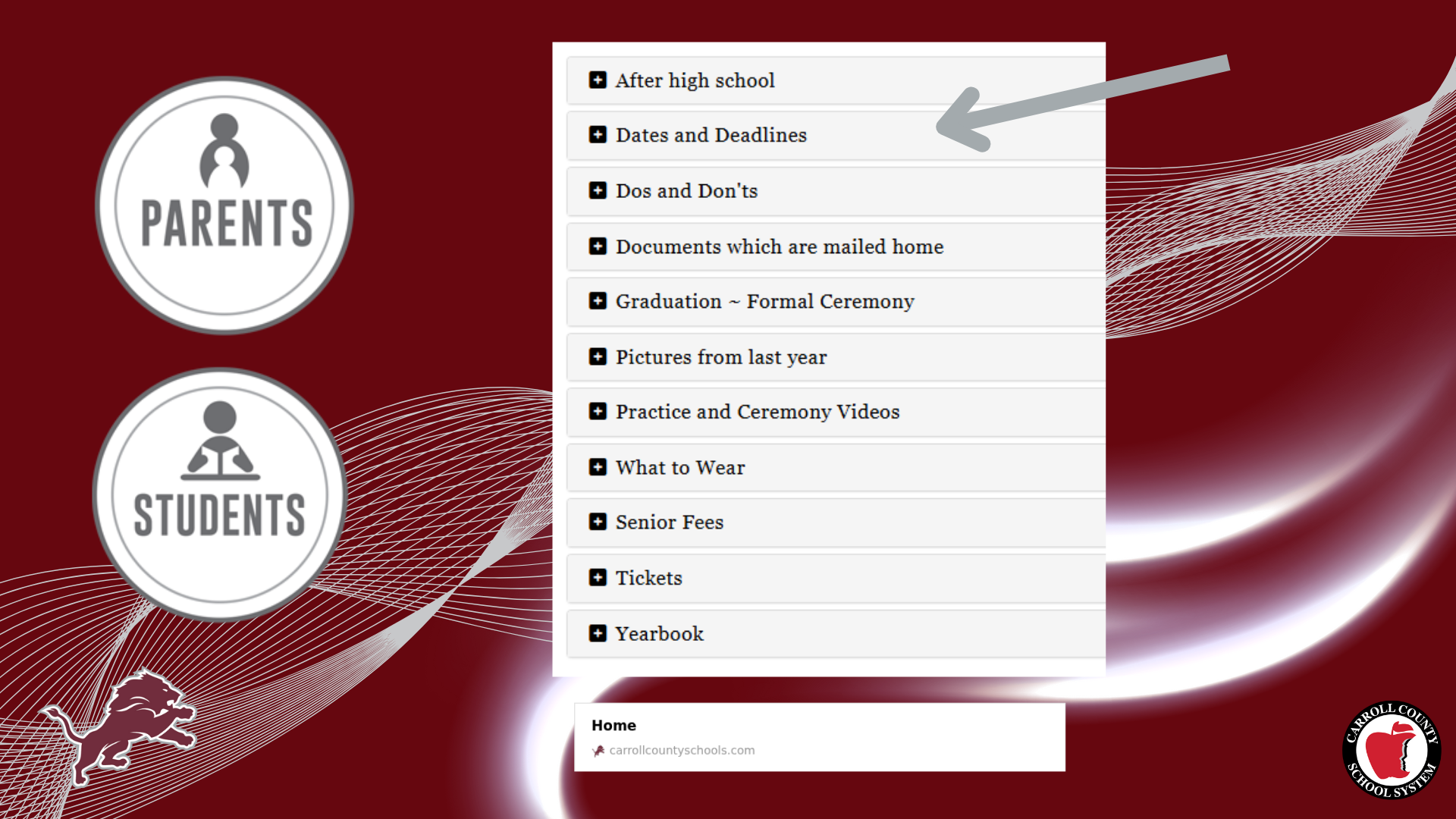 Senior Parent Meeting