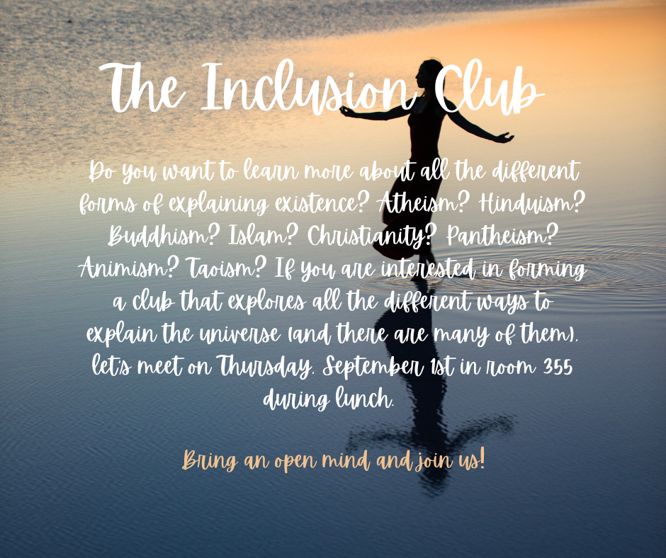 The Inclusion Club accepts all!