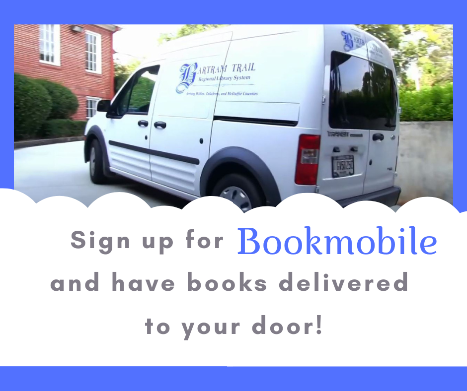 Sign up for Bookmobile and have books delivered to your door!