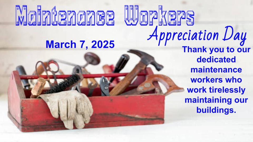 Maintenance Workers Day