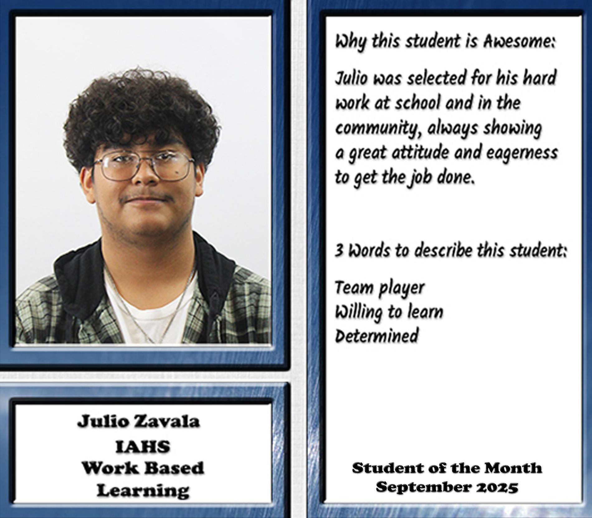 Student of the Month