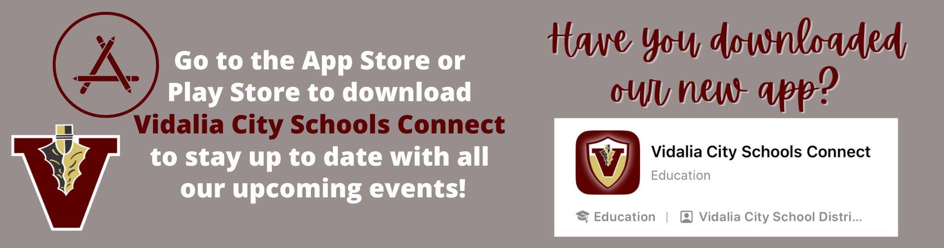 Vidalia City Schools Connect App