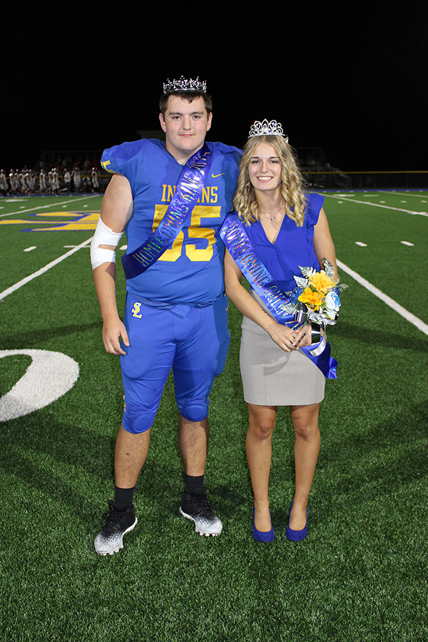 King Mason Pitts and Queen Destiny Huffman