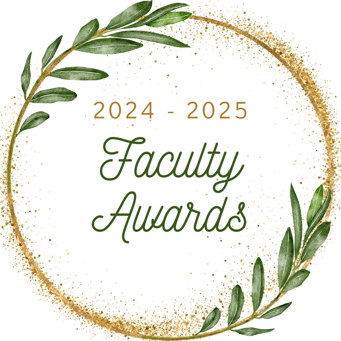 24-25Faculty Awards Graphic