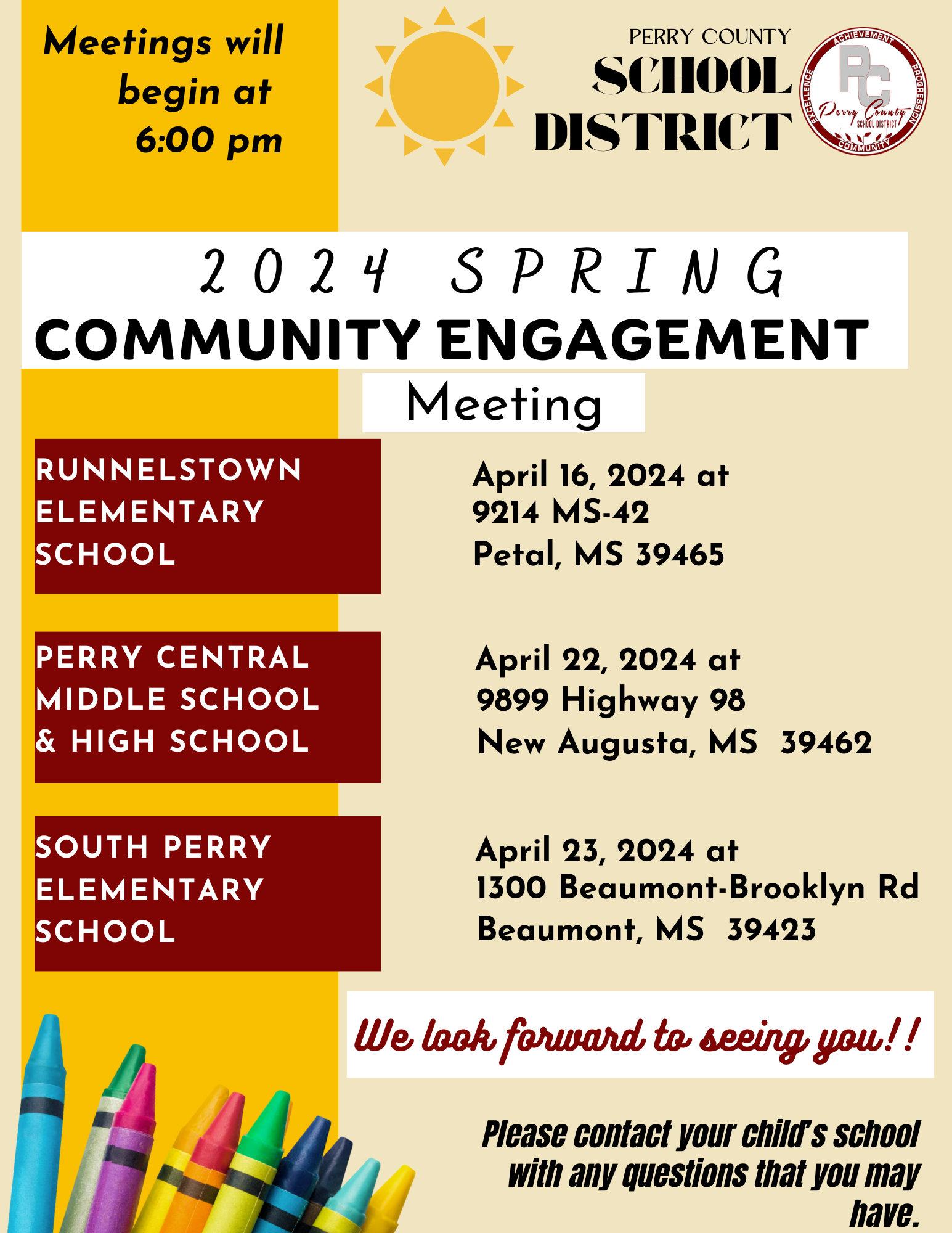 Spring 2024 community engagement 