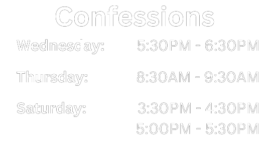 confession times